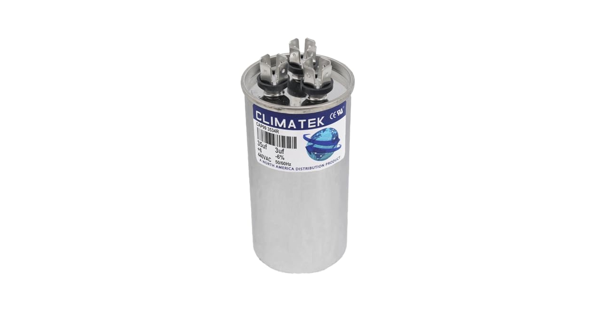 ClimaTek Dual Run Capacitor Fits Comfortmaker 1172091-35 + 3